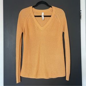 Pull&Bear Orange Sweater - Size Small